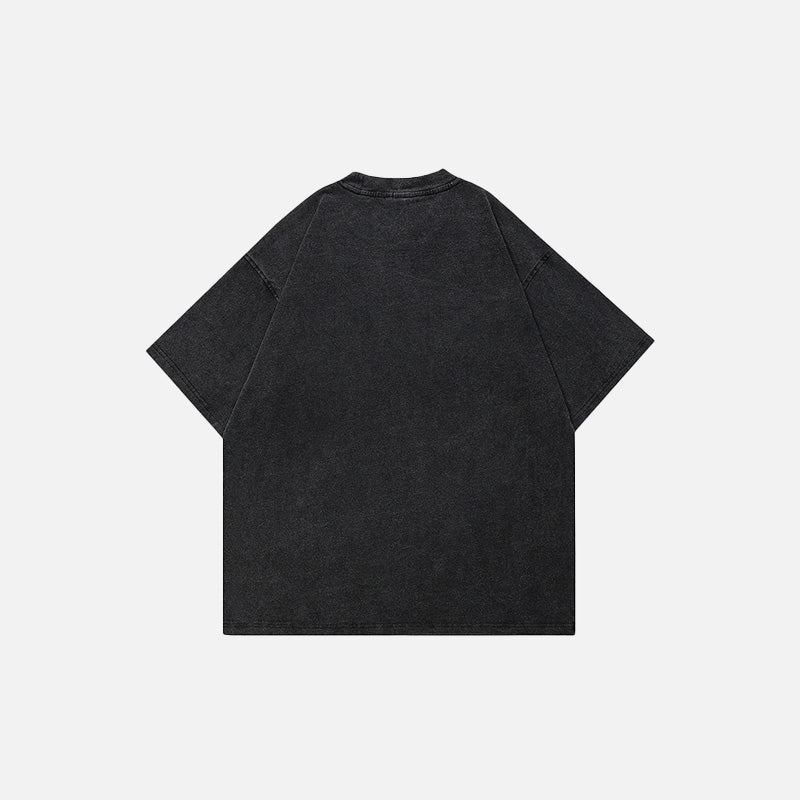 Locker geschnittenes T-Shirt mit Erdbeerbär-Grafik