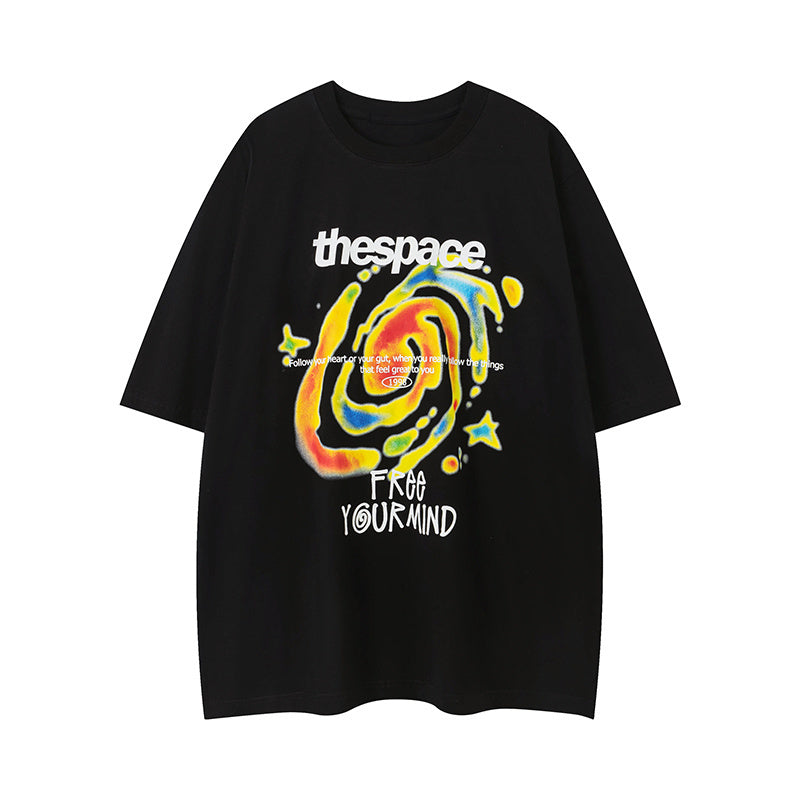 Lustiges Oversize-Streetwear-T-Shirt mit Grafik