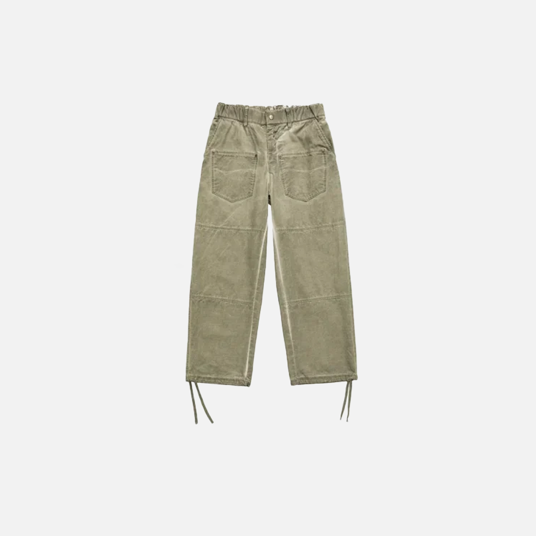 Vintage-Waschung Baumwoll-Cargohose