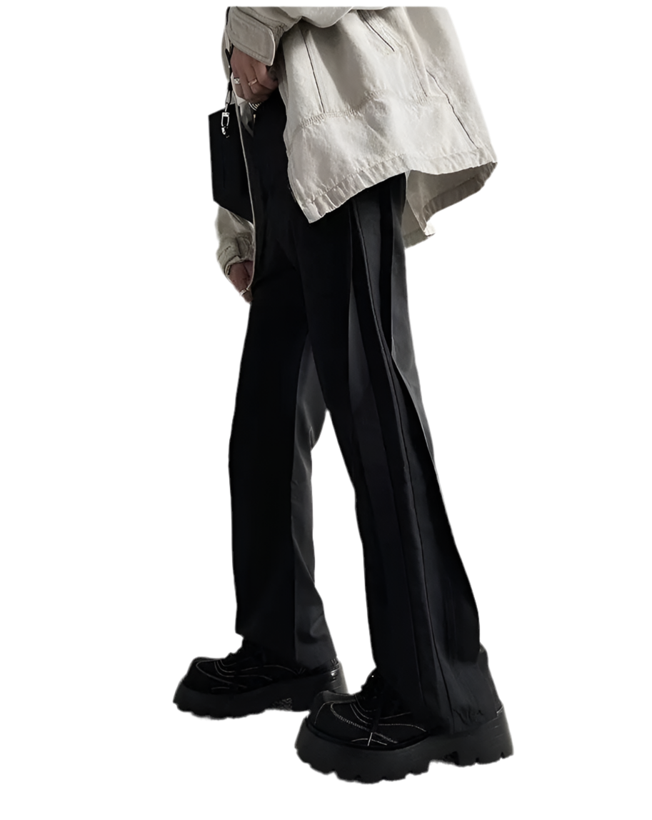 Autumn Cool Versatile Black Derby Shoes