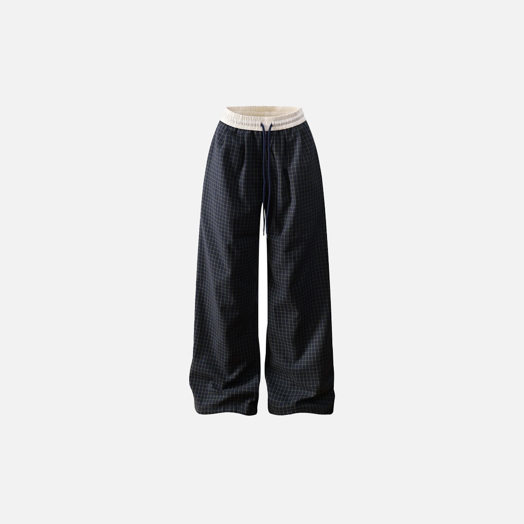 Y2K Streetwear Retro Small Plaid Casual Jogger