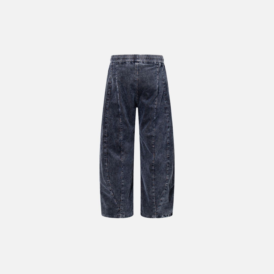 Streetwear Retro Patchwork Loose Fit Wide Leg Denim Jeans
