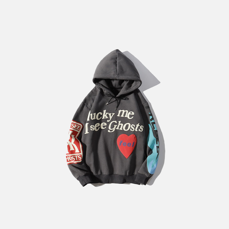 Lucky Me I See Ghosts Hoodie