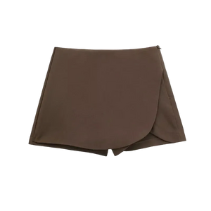 Brown skirt on a white background