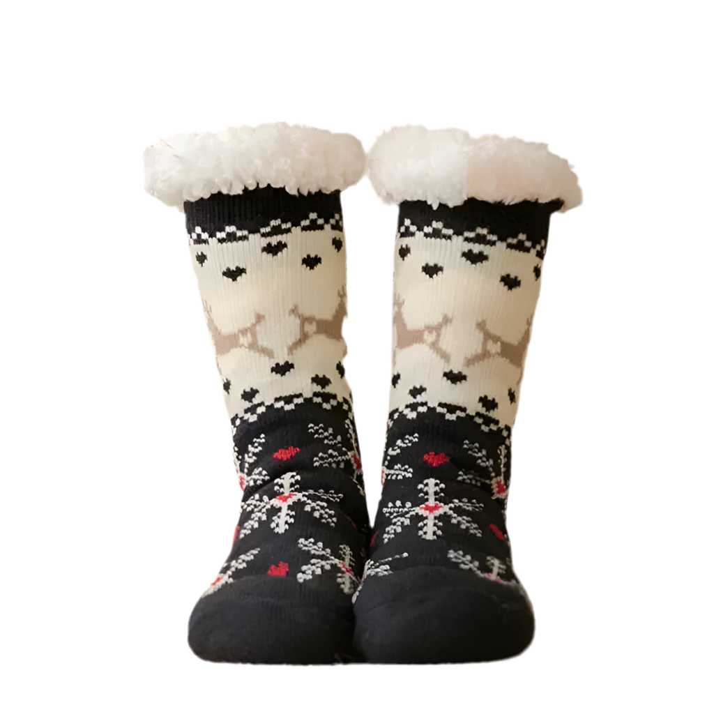 Chaussettes de Noël duveteuses