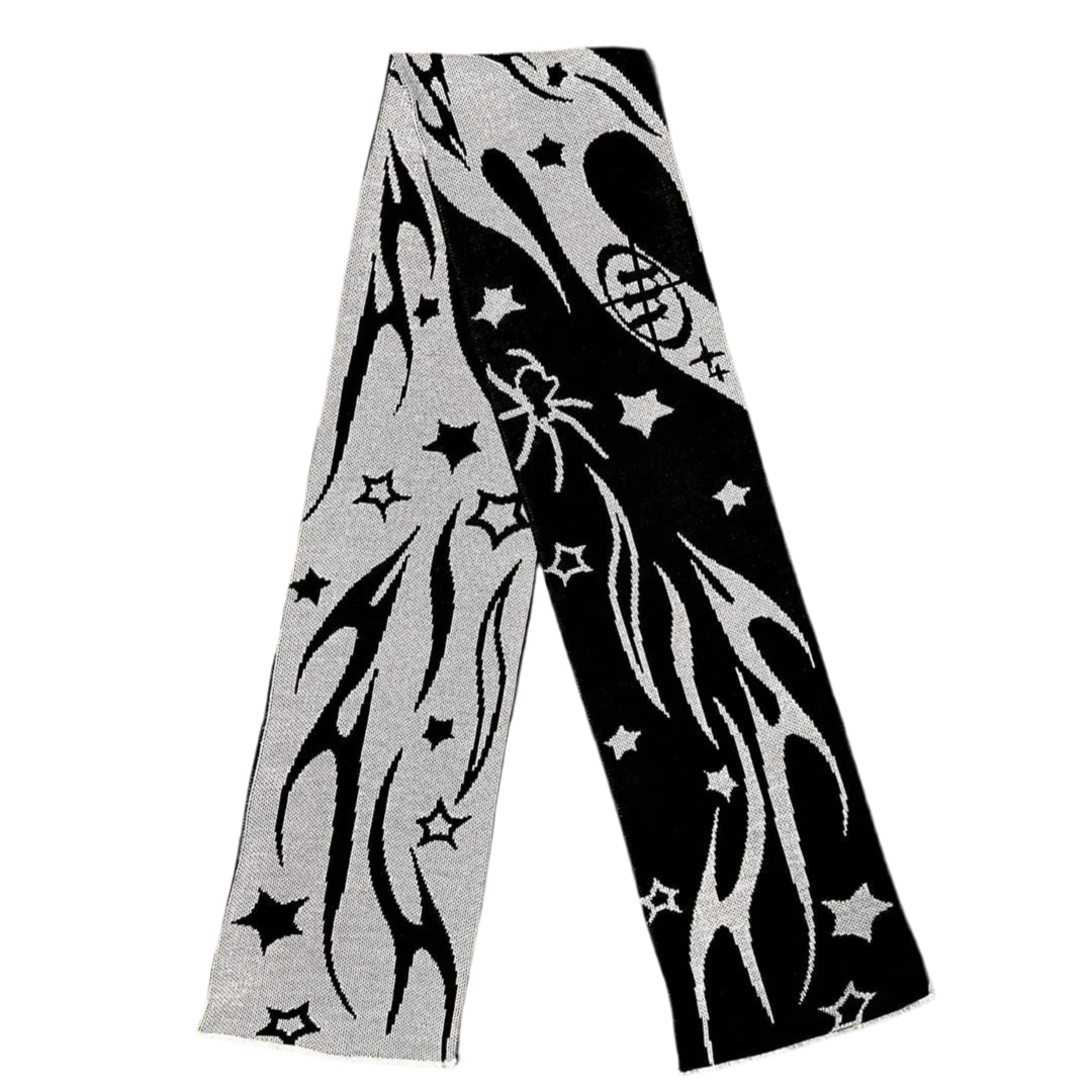 Y2K Star Anime Knitted Scarves