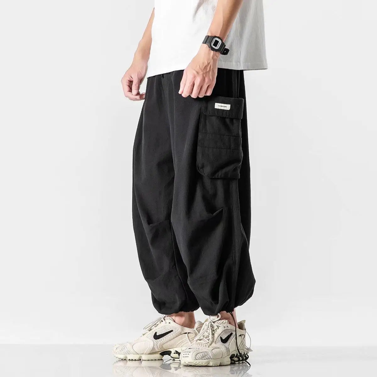 Vintage Baggy Cargo Pants aus Baumwolle