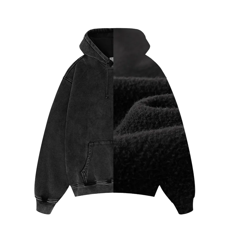 Vintage Acid Wash Oversized Hoodie