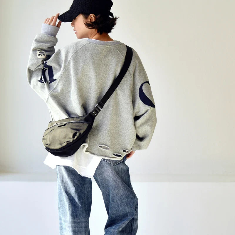 Comfort Personality Broken Letter Sweatshirt