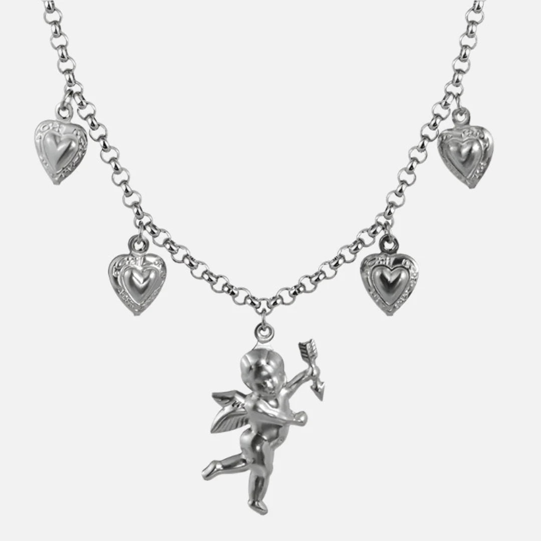 Grunge Angel Cupid Punk Necklace