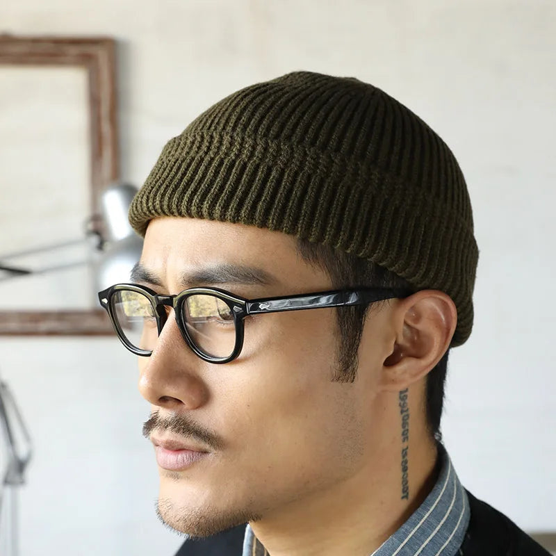 Bonnets en laine tricotée ultra chauds