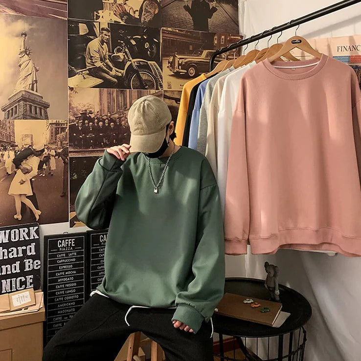 Oversized Modisches koreanisches Hip-Hop-Sweatshirt