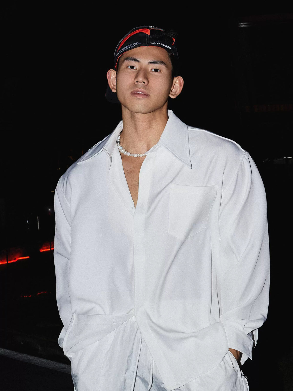 Classic White Oversized Dress Shirt