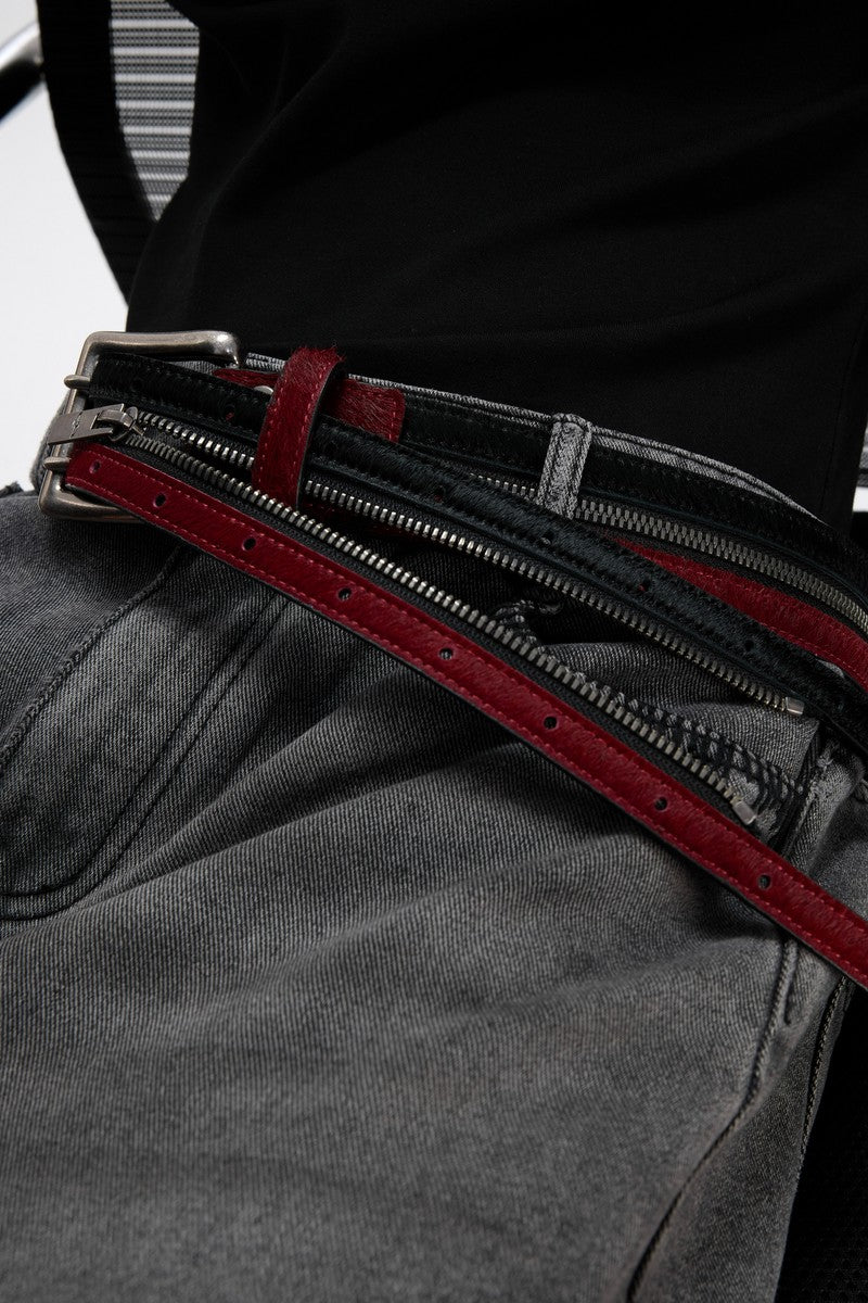 Vintage Double Zip Belt