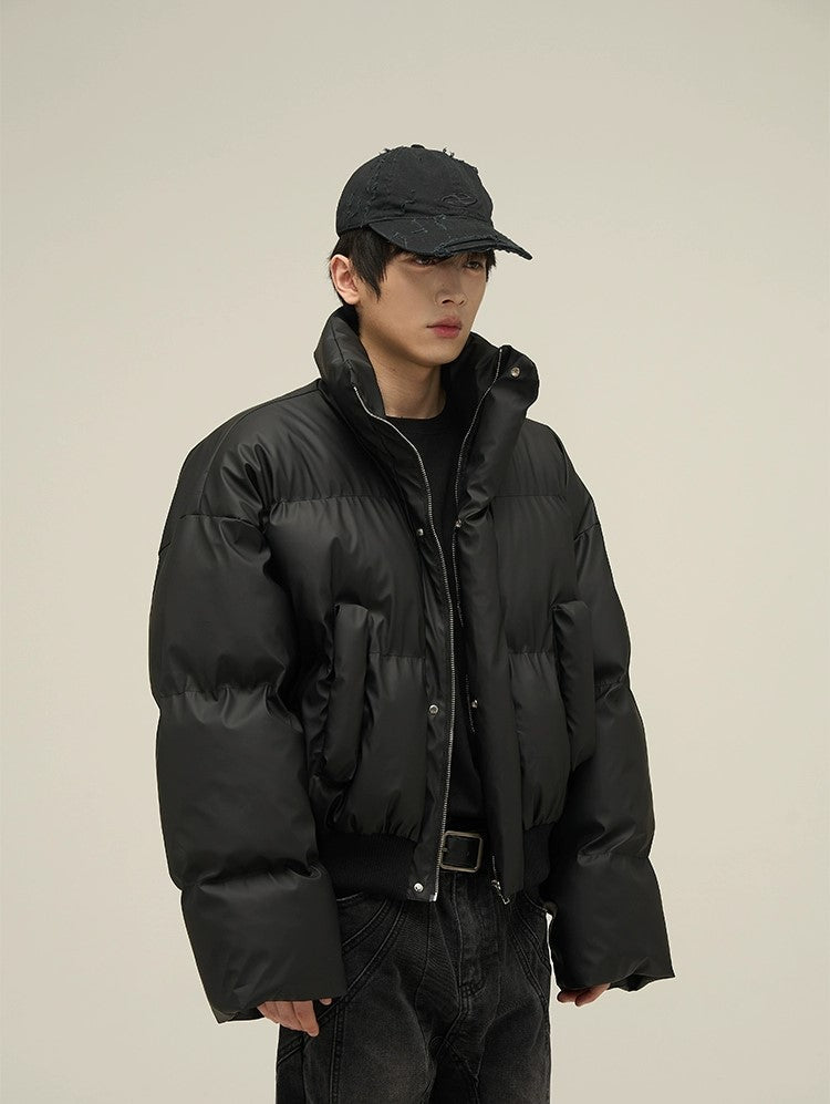 Oro Cropped Oversized Puffer Jacket