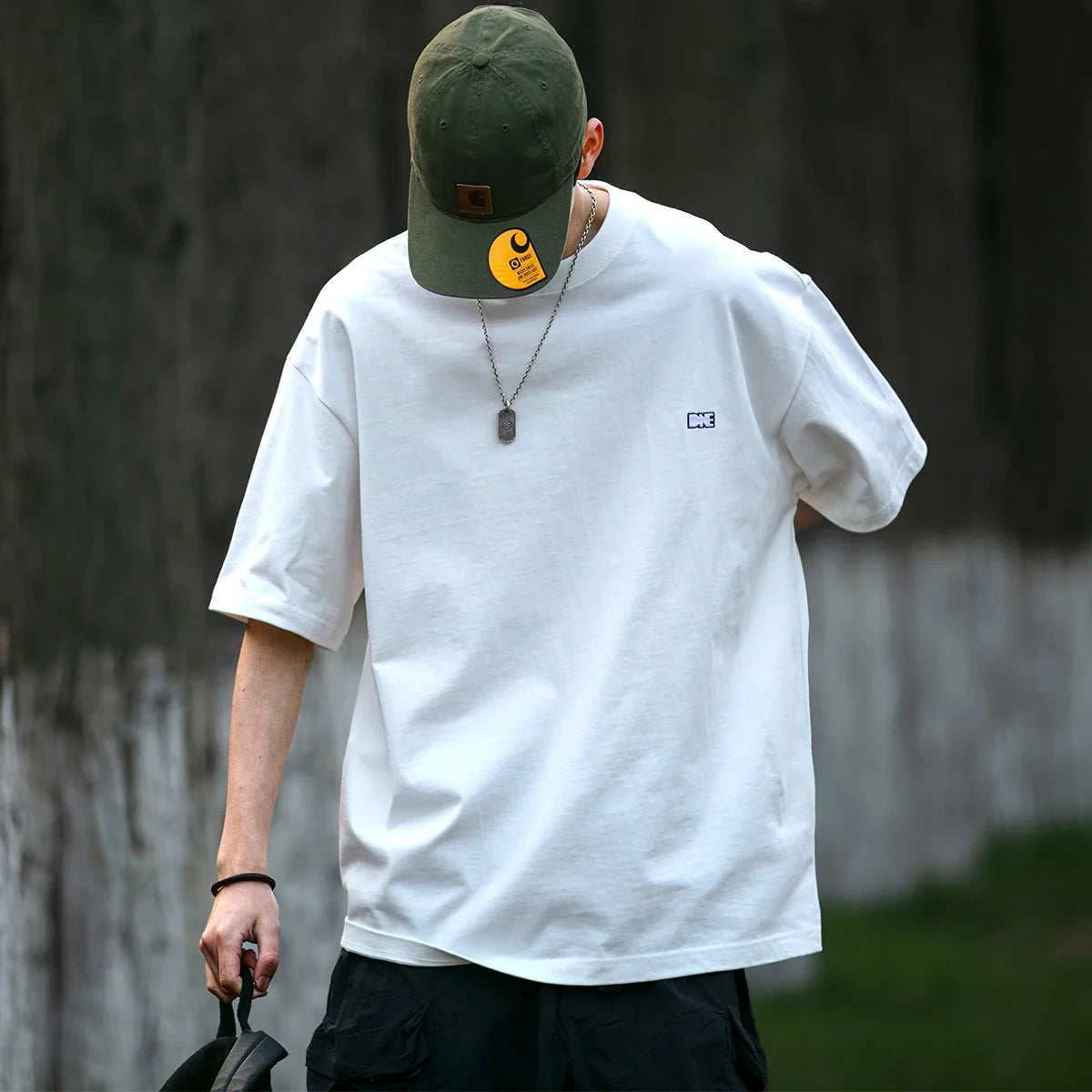 Einfarbiges, weiches Jungen-T-Shirt
