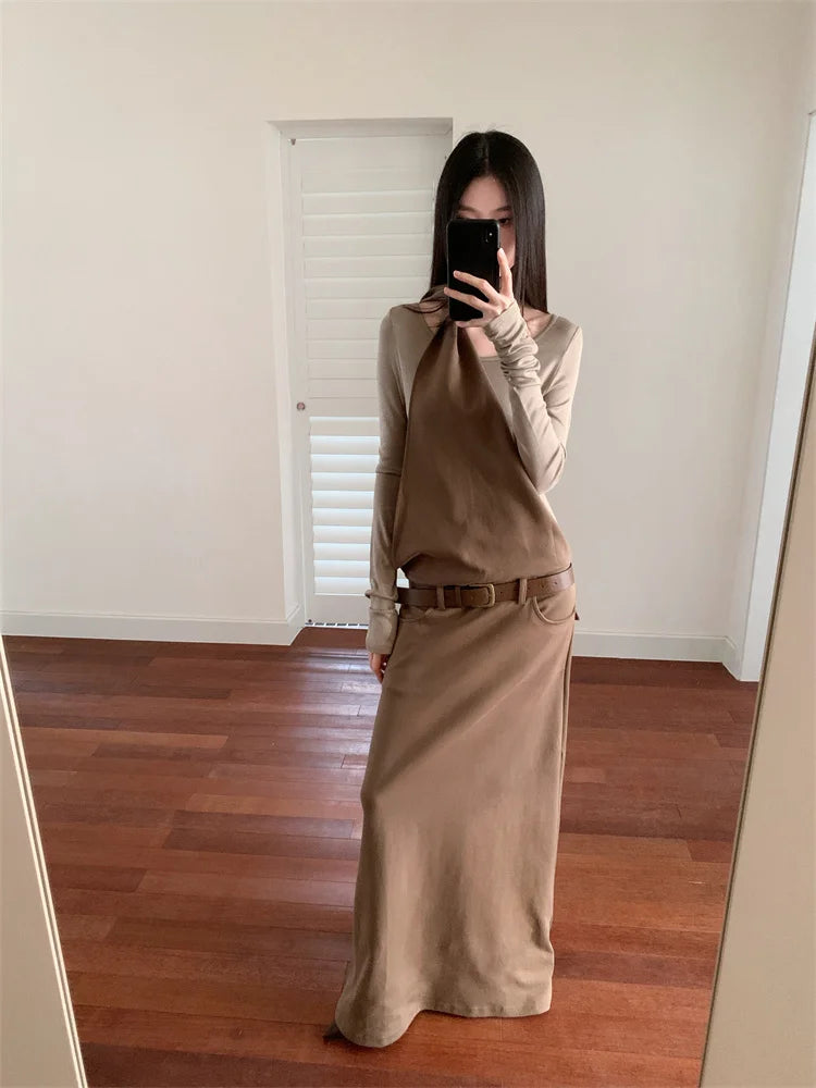 Wasteland Knitted Maxi Women's Dress