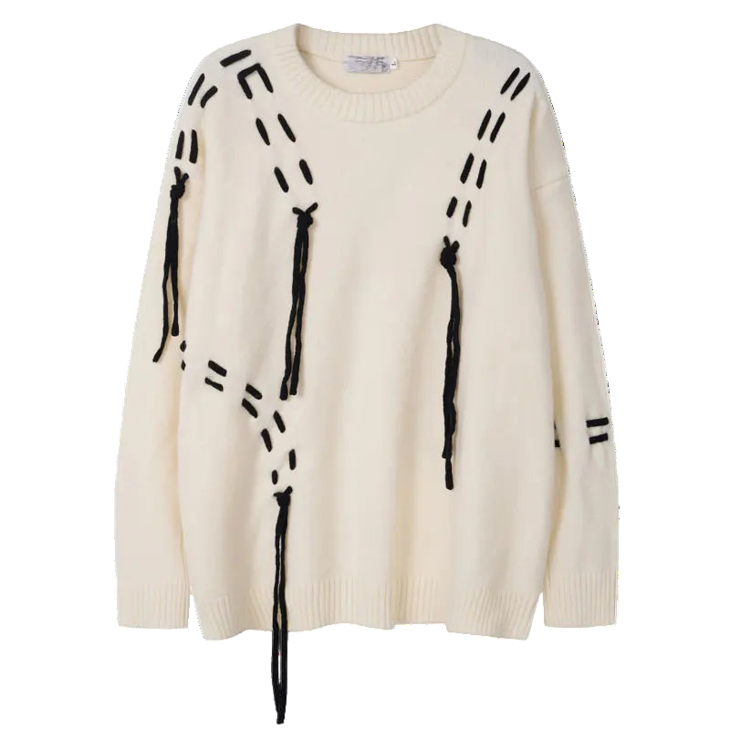 Y2K Grunge Dark Sweater