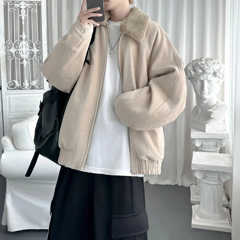 Winterjacke mit flauschigem Kragen