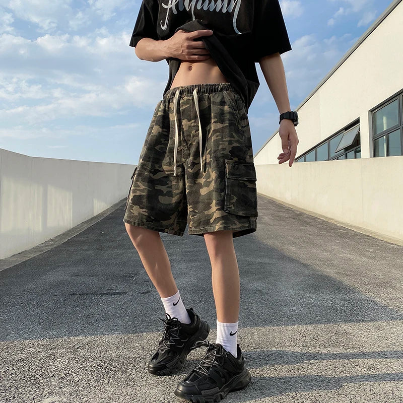 Short cargo camouflage Street