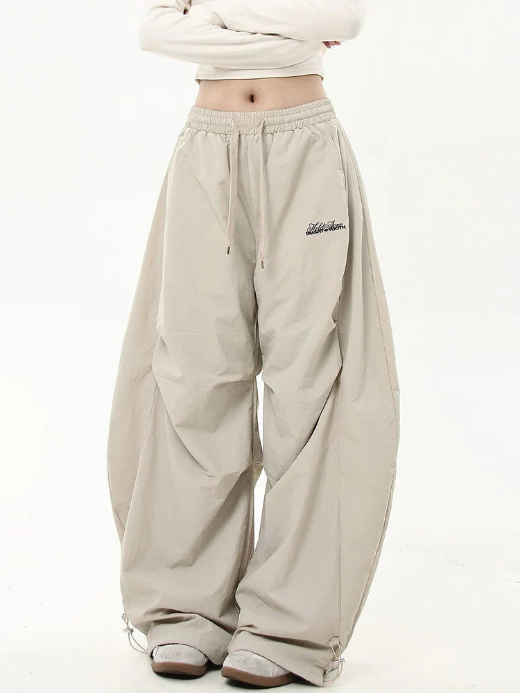 Vintage Cargohose mit hohem Bund