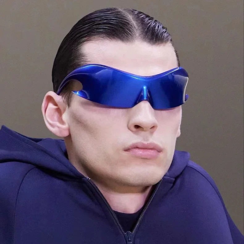 Futuristic Wraparound Sunglasses