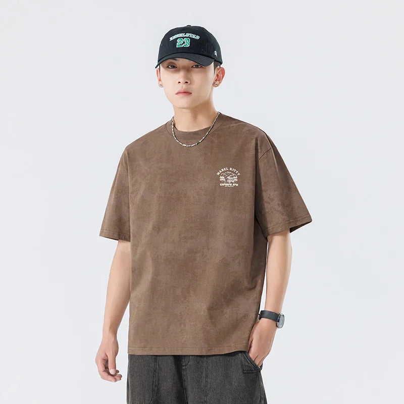 Street Style Fit Trendy Tie Dye Short Sleeve T-Shirt