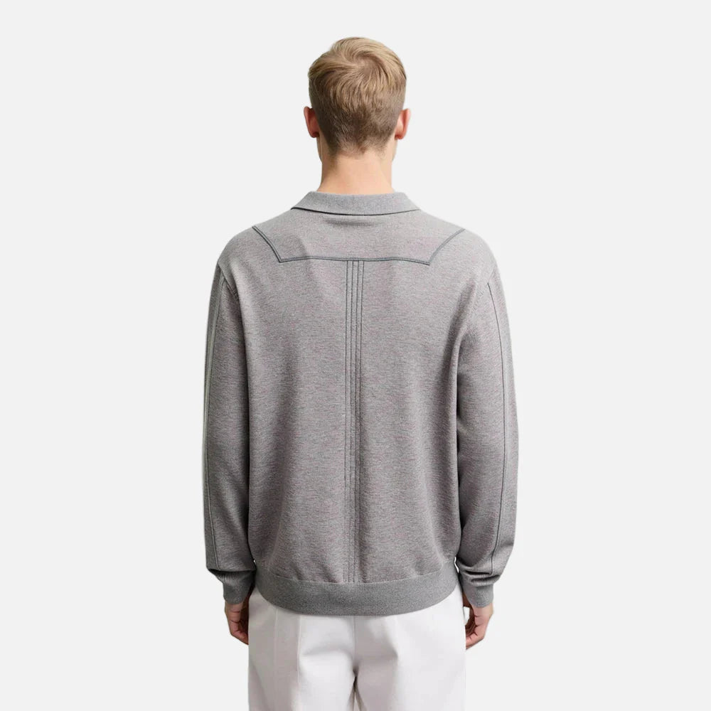 Klassisches Langarm-Sweatshirt mit lockerer Passform für den Frühling