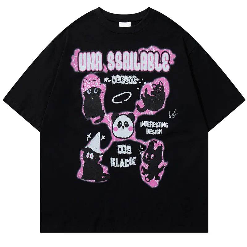 Panda Vs Cats T-shirt