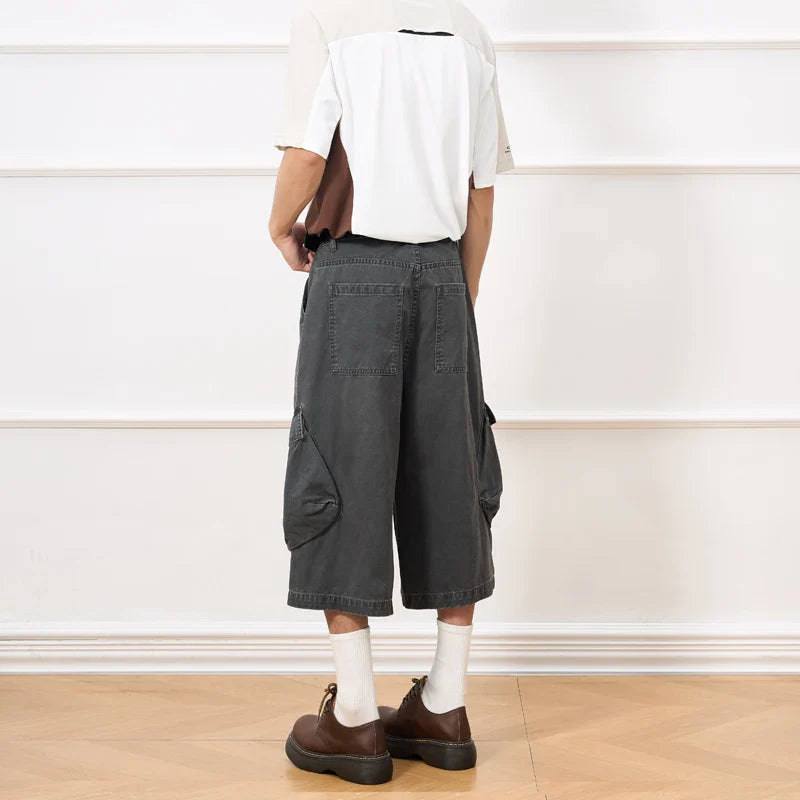 Bequeme Arbeitskleidung Hip-Hop Cargo-Jorts
