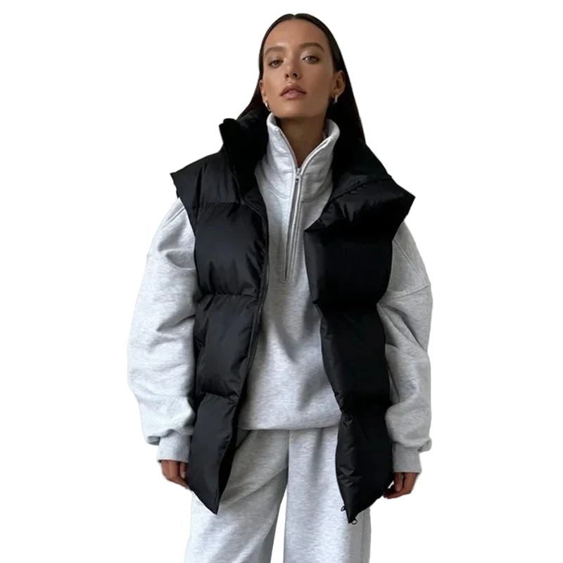 Warm Oversized Cotton Vest