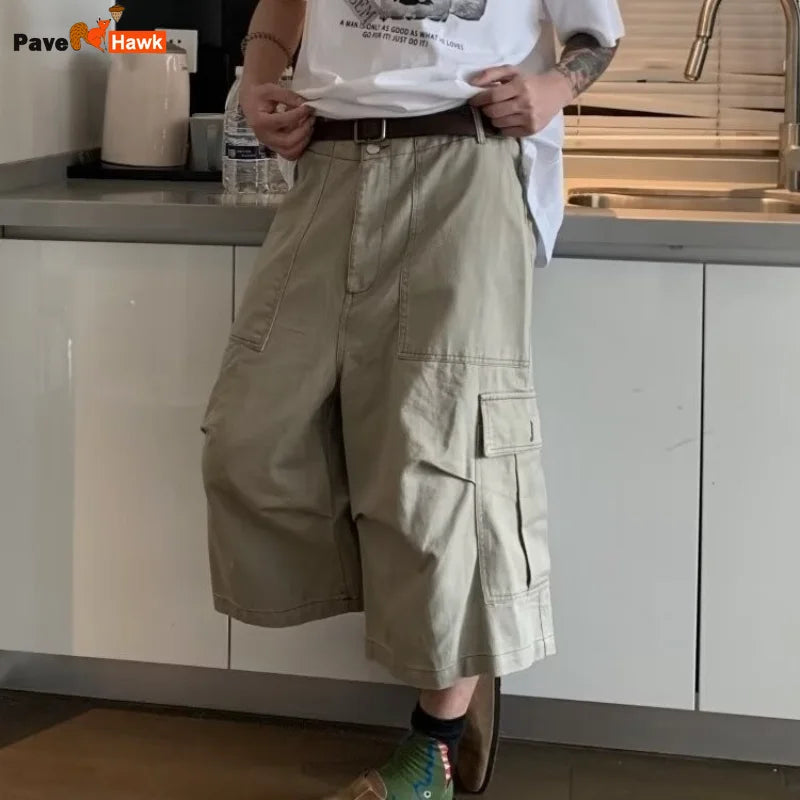 Cav Retro Cargo-Shorts mit weitem Bein für den Sommer