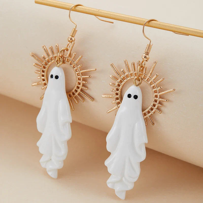 Einzigartige Halloween-Geister-Ohrringe