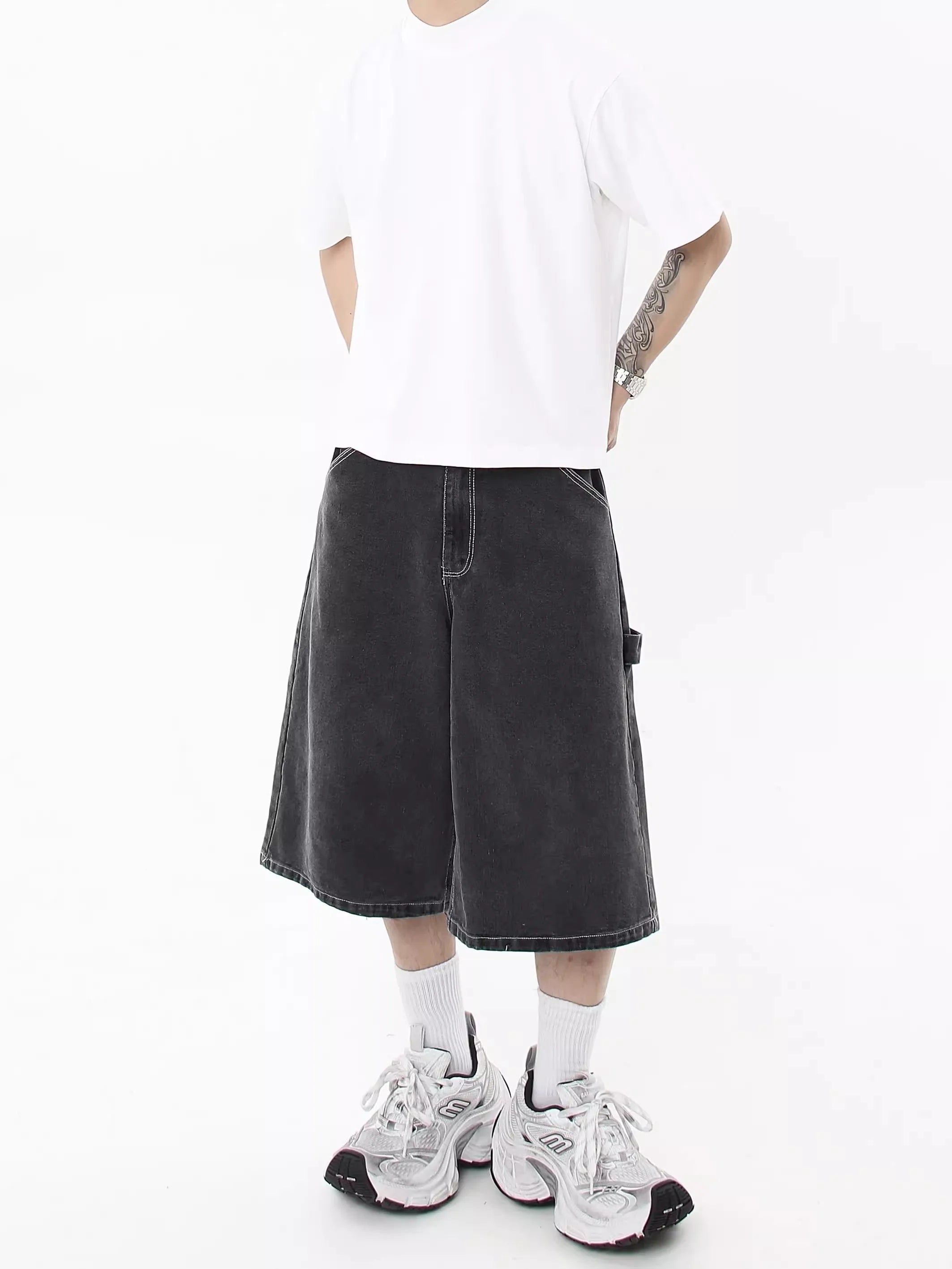 90's Baggy Washed Jorts