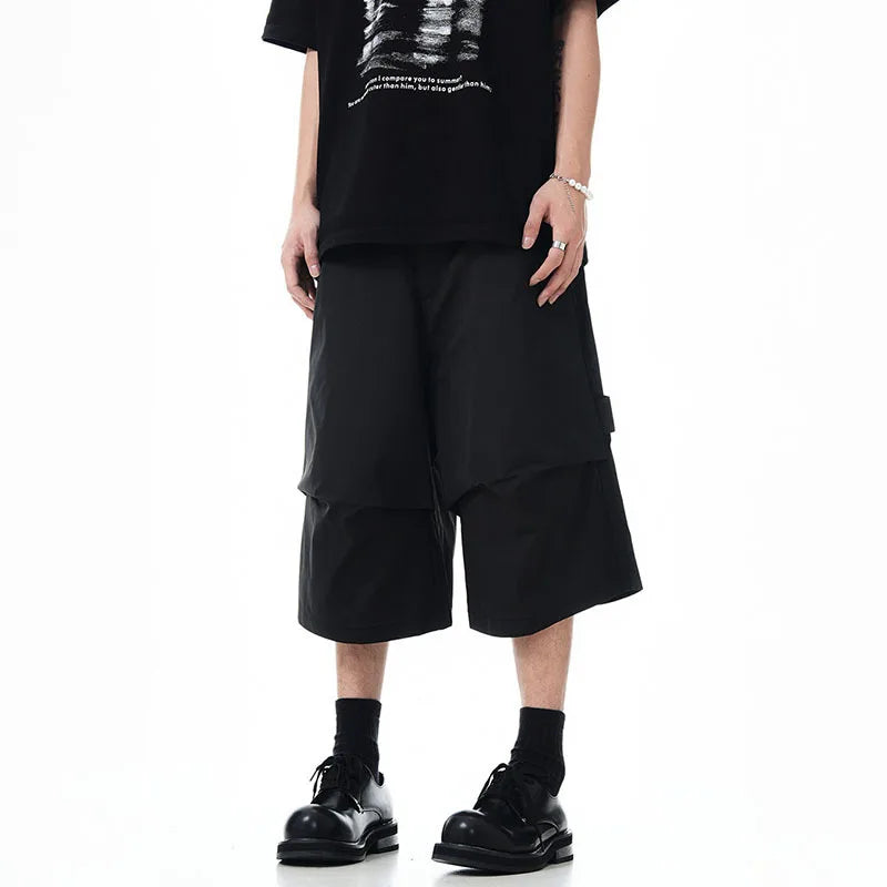 Cargo-Shorts mit geschwungener Silhouette