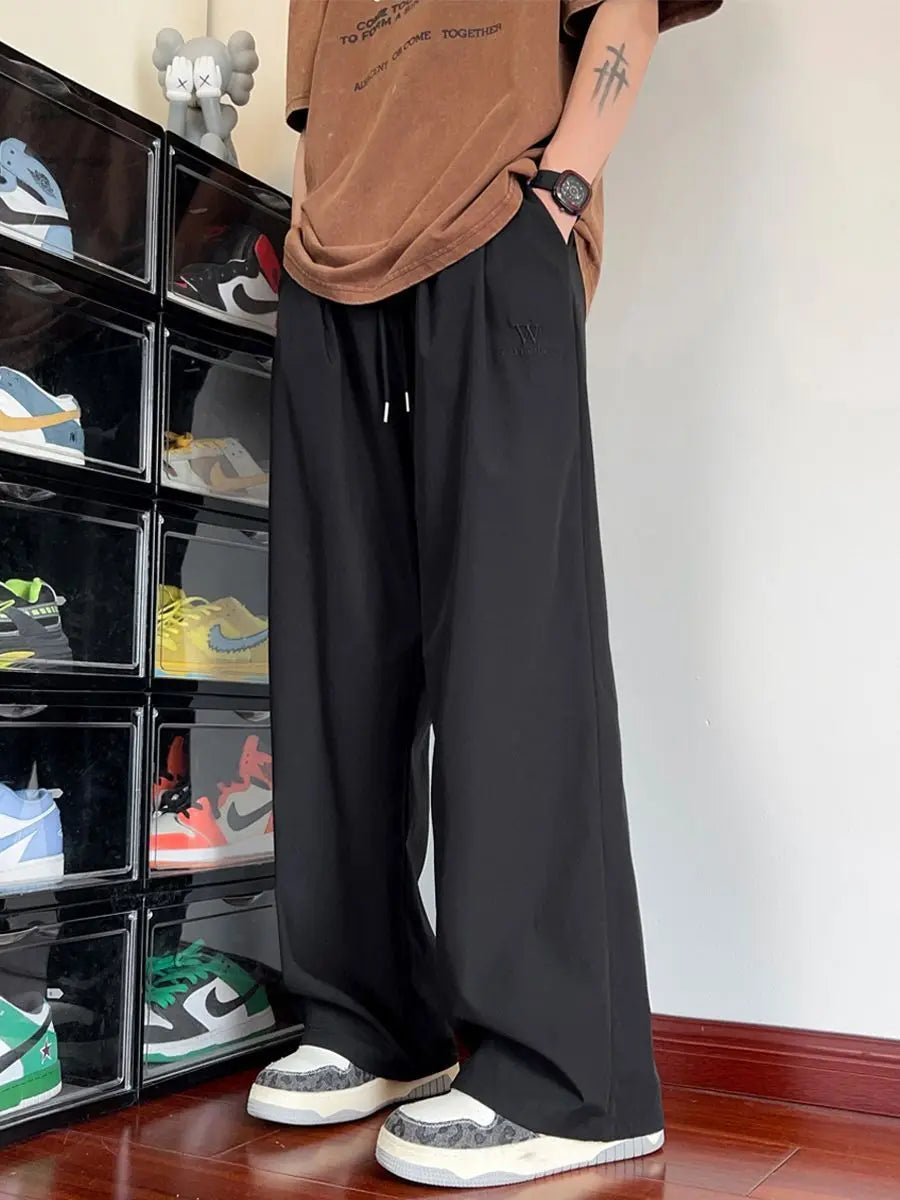 Bestickte Eisseidenhose im amerikanischen Stil