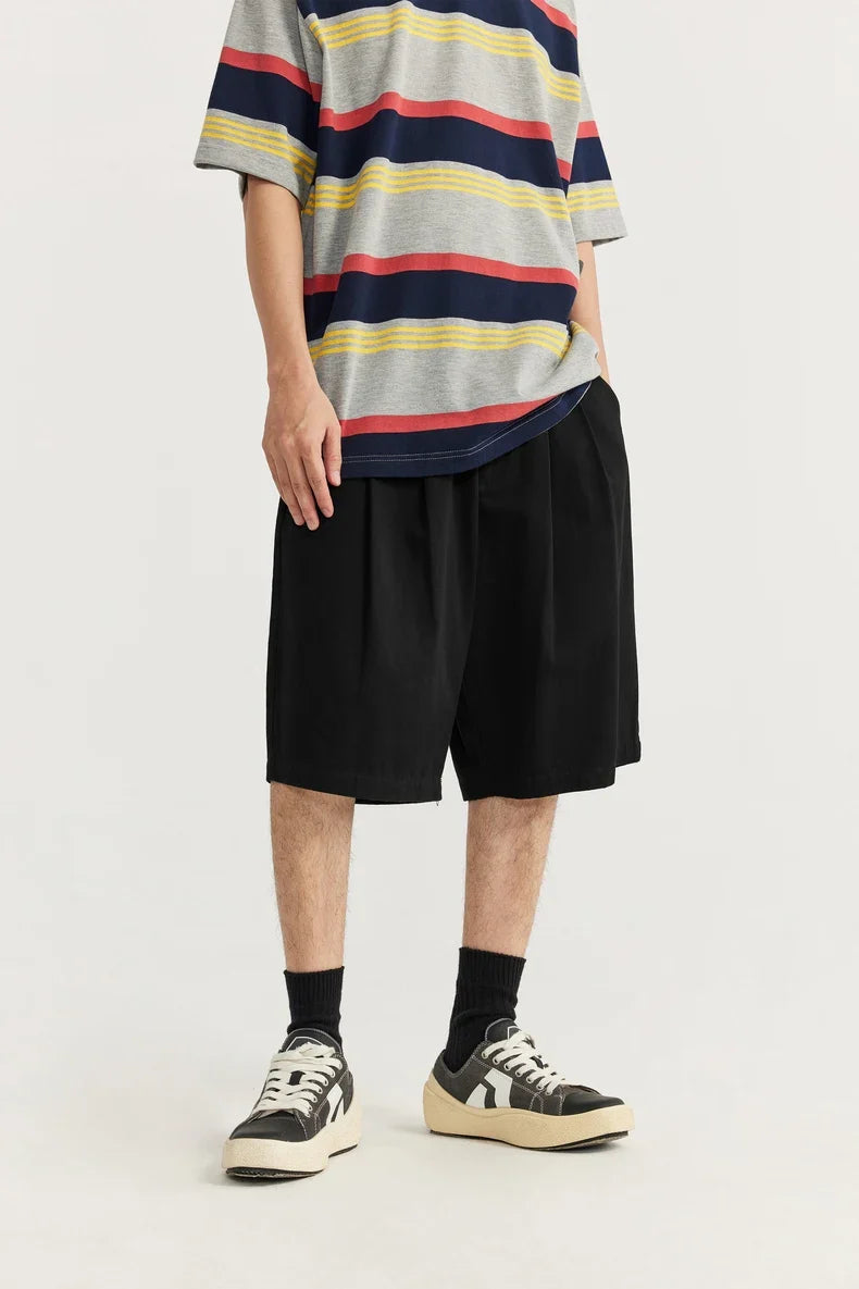 Elegante plissierte Anzugjeans