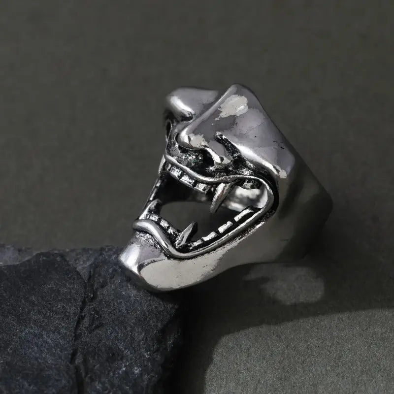 Gothic Vintage Punk Halbgesichtsring