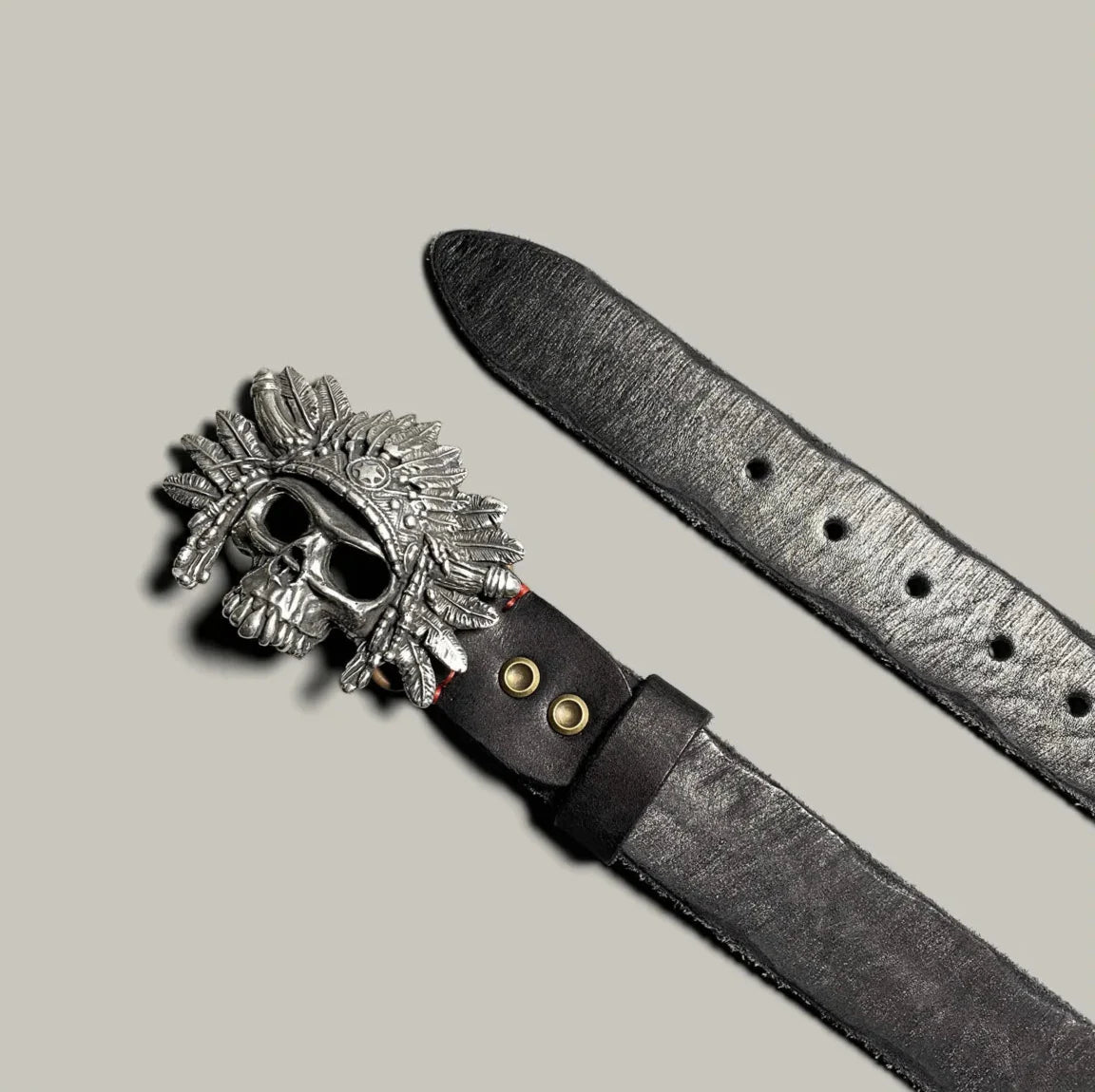 Vintage Navajo Tanned Leather Belt