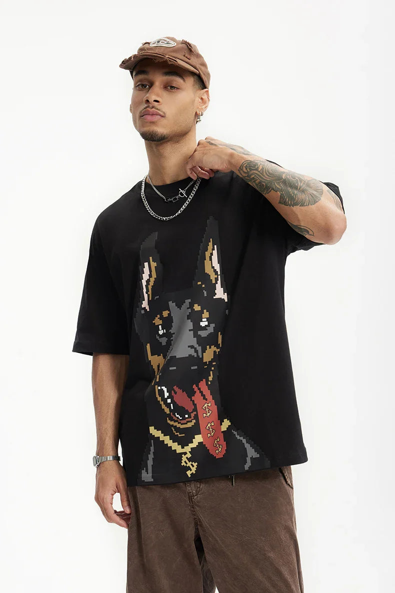 Dobermann-Swagger-Reflexions-T-Shirt