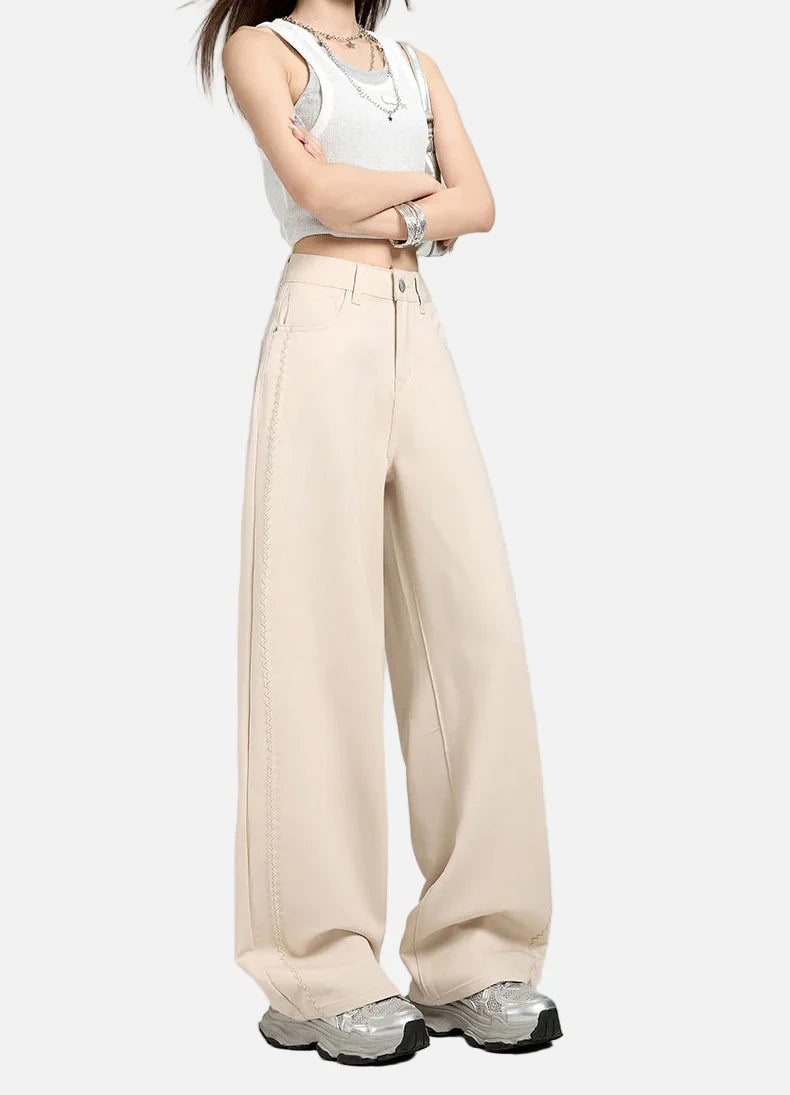 Y2K Vielseitige Hip-Hop-Jeans mit weitem Bein