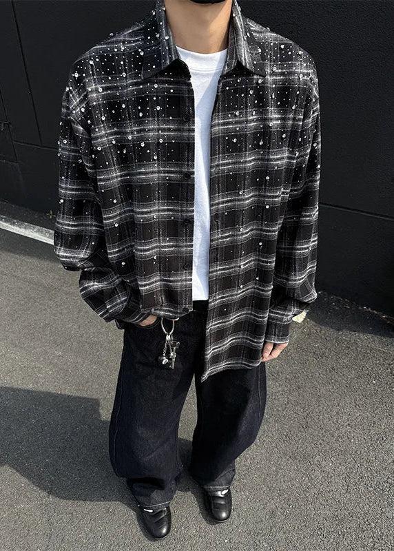 Chemise respirante à manches longues à motif étoilé