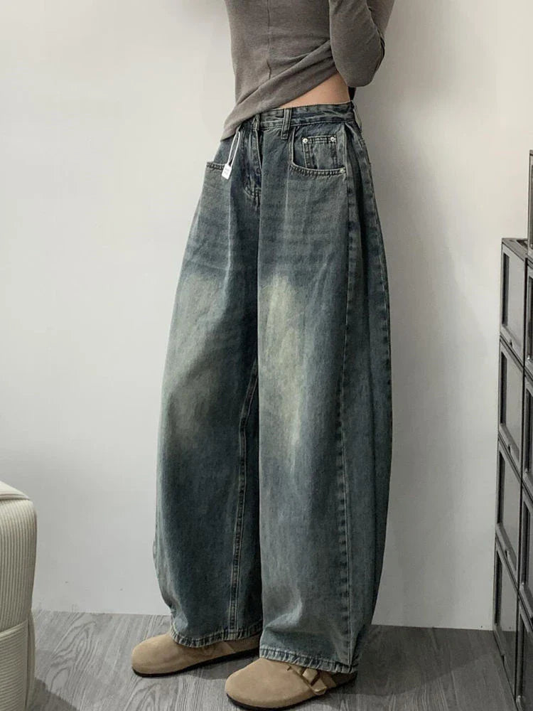 Retro Baggy Wide Leg Jeans