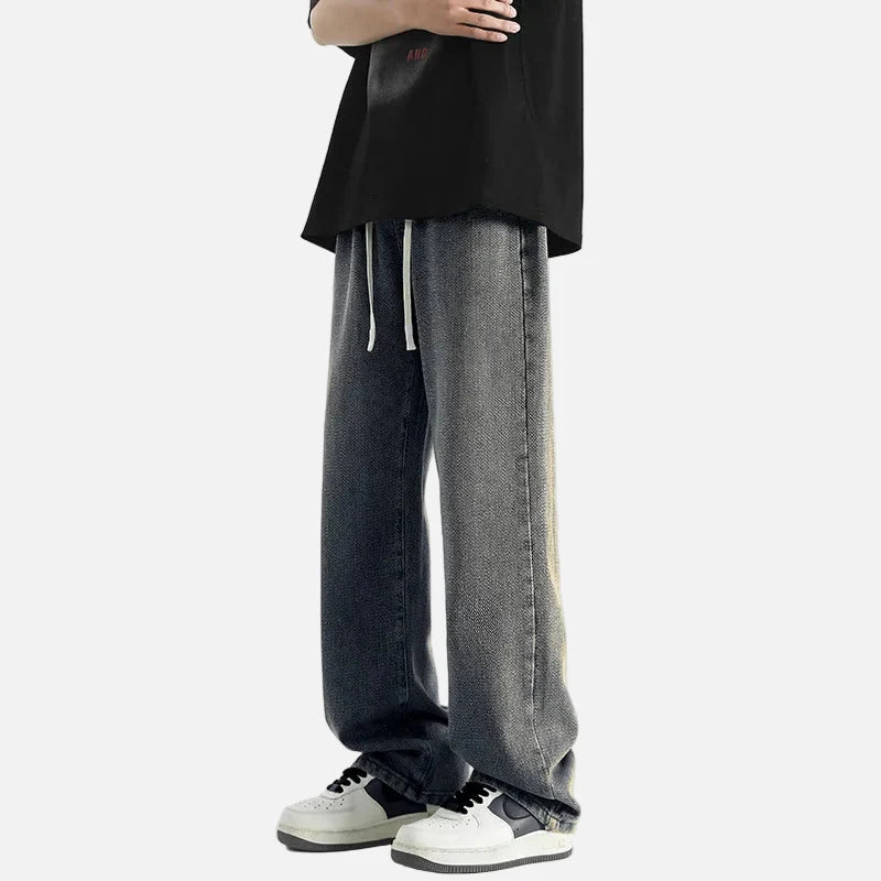 Y2K Casual Loose Wide Leg Unicolor Jeans