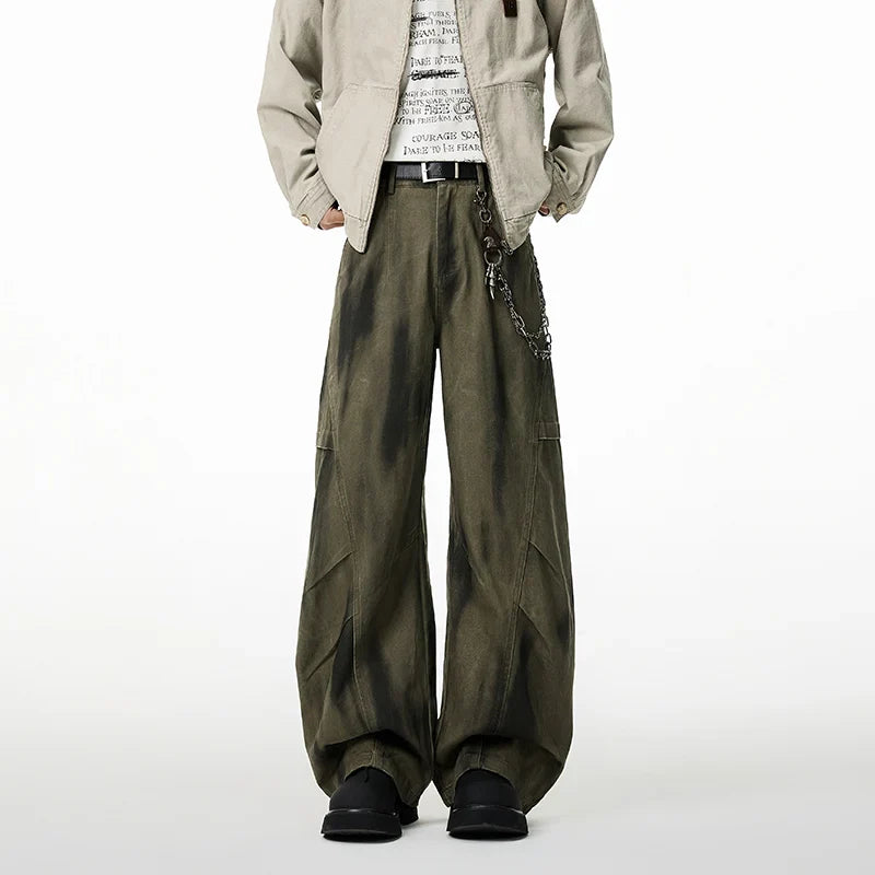 Pantalon décontracté hip-hop à jambes larges