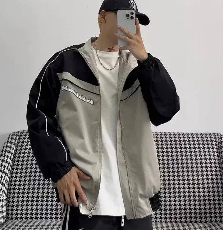 Veste coupe-vent vintage streetwear Charge