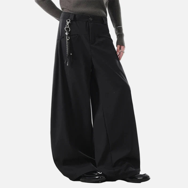 Vielseitige, locker fallende Hose mit weitem Bein