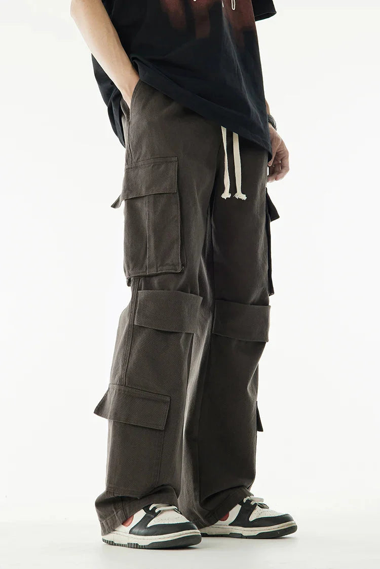 Streetwear Denim Cargo-Hosen