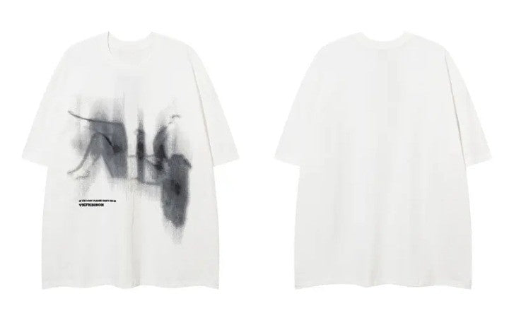T-shirt grunge Falling Lady