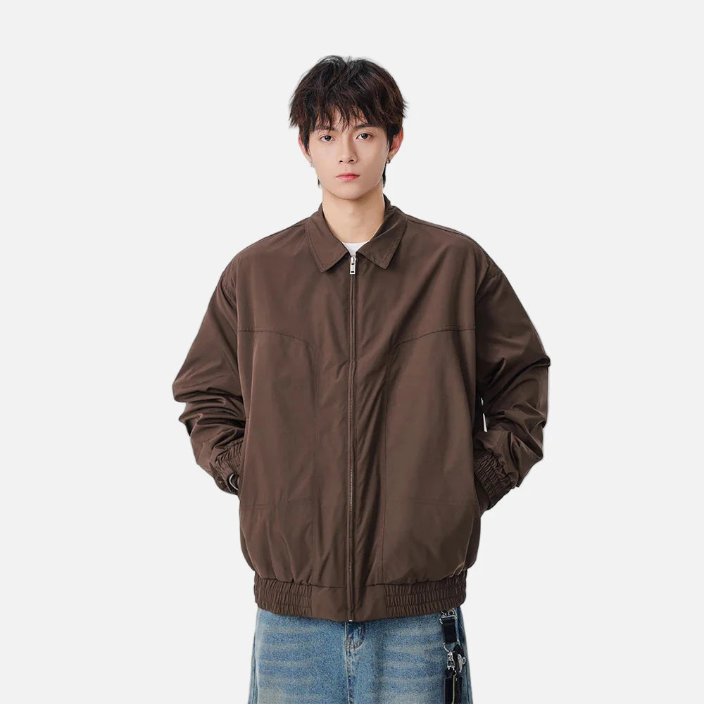 Veste zippée décontractée et élégante de style streetwear hiver